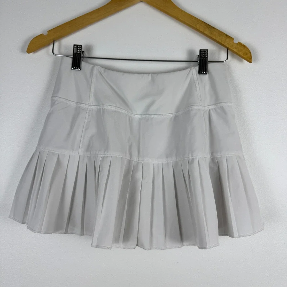 Mondetta‎ Womens Performance Luxury Athletic Skirt White S Pleated Tennis Golf